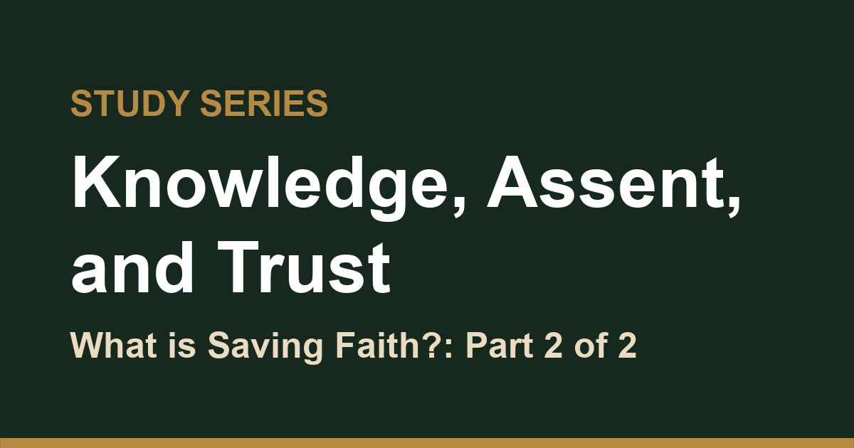 Featured image for “Knowledge, Assent, and Trust”